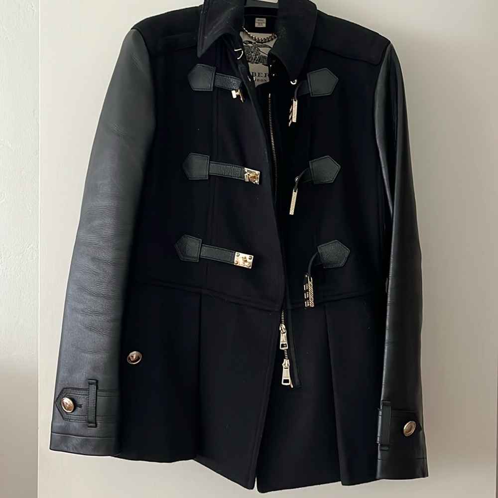 Black Burberry jacket